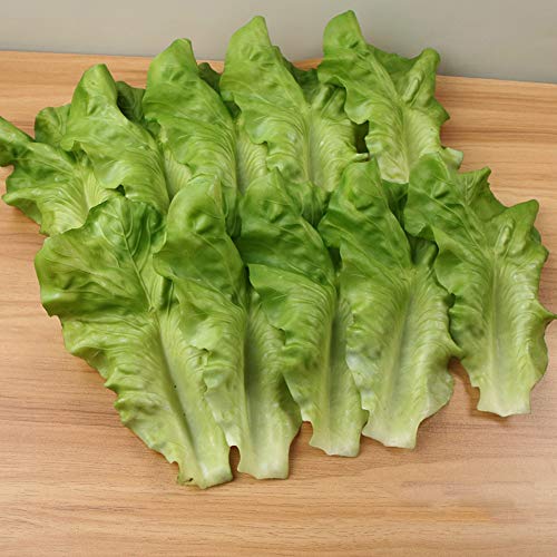 Künstliche Gemüse Salat Blätter, 10er Set,M von Bento