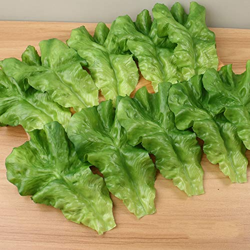 Künstliche Gemüse Salat Blätter, 10er Set,S von Bento