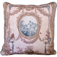Barock Kissen - Blush/Blau von BentonArtandDesign