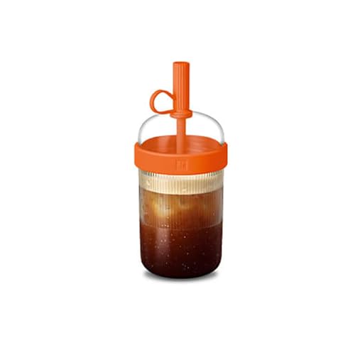 Nespresso Nomad Tumbler Mandarin - 540 ml, Tritan, Silikon, Polyethylen, Auslaufsicher, Vakuumisoliert, Modern, Clear, Wiederverwendbar, Zylindrisch, Reise, Kaltgetränke, Becher, Trinkbecher Nespresso Nomad Tumbler Mandarin - 540 ml, Tritan, Silikon, Polyethylen, Auslaufsicher, Vakuumisoliert, Modern, Clear, Wiederverwendbar, Zylindrisch, Reise, Kaltgetränke, Becher, Trinkbecher von Benture