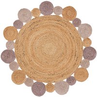 Benuta | Kinderteppich Bubbles Jute rund von Benuta