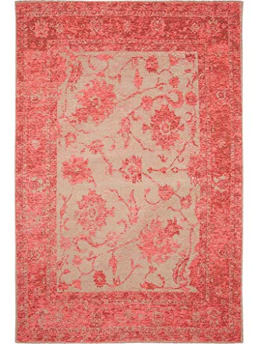 Benuta 4053894689314 Pflegeleichter Teppich für Flur und andere Wohnräume, Kunstfaser, Rot, 80x165 cm von benuta