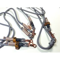 Koppelset Für Hunde | Zwillingsleine in Grau Umhängeleine 3M Gesamtlänge Personalisierbar Mit Namen Koppelset Für Hunde | Zwillingsleine in Grau Umhängeleine 3M Gesamtlänge Personalisierbar Mit Namen von BenzoDesign
