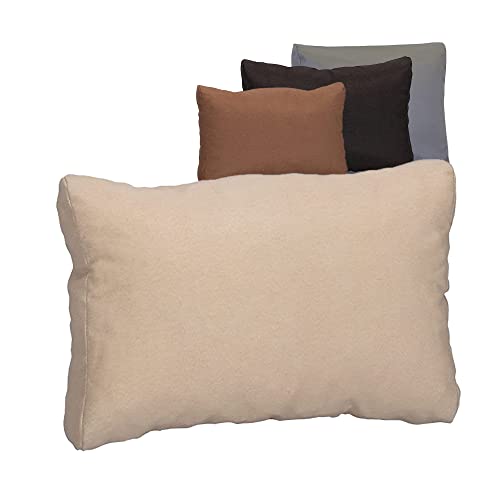 Beo Rückenkissen Sofa 80x40 cm | Made in EU Lounge Kissen wasserabweisend Beige | Couchkissen groß mittelfest | Polster Outdoor für Rattan Lounge | Rückenkissen Bett | Sofakissen groß von Beo