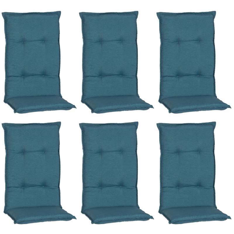 Beo Sitzauflage Hochlehner Thionville 6er-Set Marineblau von Beo