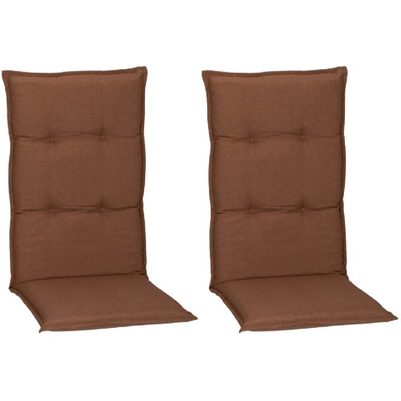Beo Sitzauflage Hochlehner Tolonaro 2er-Set DunkelBraun von Beo
