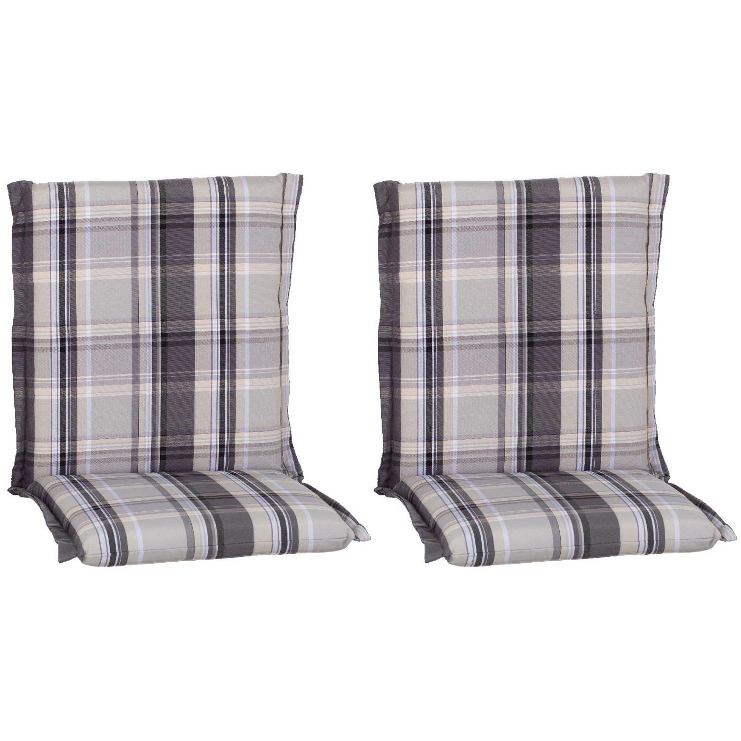 Beo Sitzauflage Niedriglehner Atika 2er-Set Karo Beige Beo Sitzauflage Niedriglehner Atika 2er-Set Karo Beige von Beo