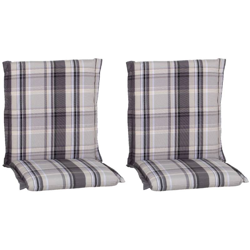 Beo Sitzauflage Niedriglehner Atika 2er-Set Karo Beige von Beo