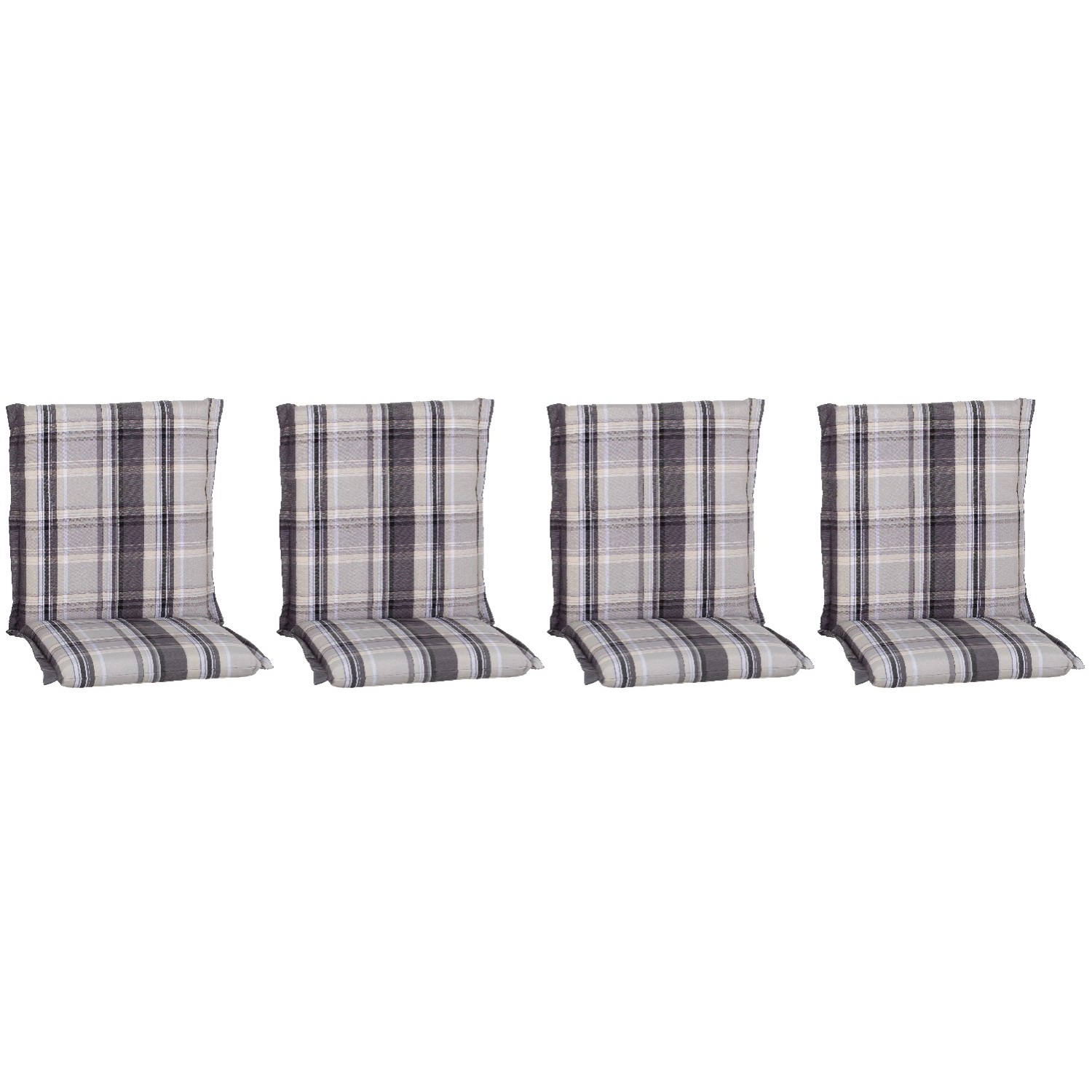 Beo Sitzauflage Niedriglehner Atika 4er-Set Karo Beige Beo Sitzauflage Niedriglehner Atika 4er-Set Karo Beige von Beo