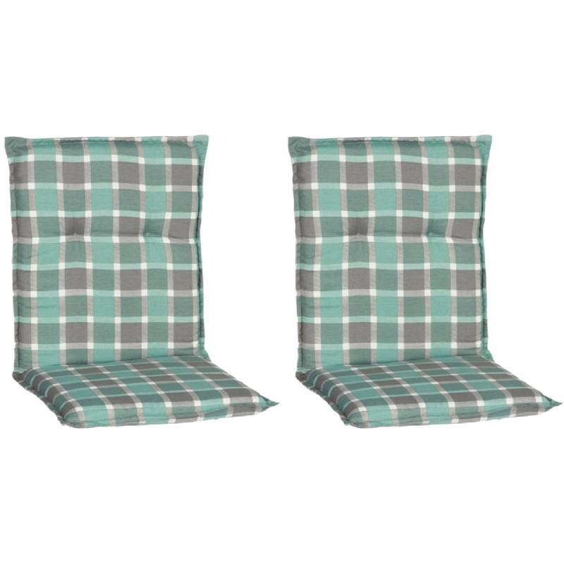 Beo Sitzauflage Niedriglehner Büsum 2er-Set Türkis von Beo
