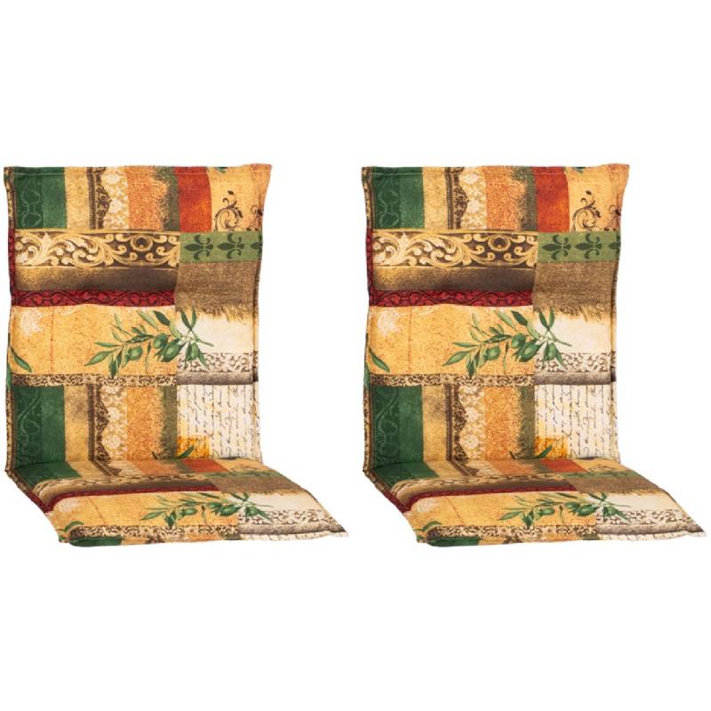 Beo Sitzauflage Niedriglehner Glasgow 2er-Set Beige-Natur von Beo