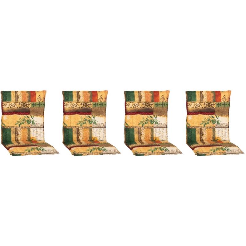 Beo Sitzauflage Niedriglehner Glasgow 4er-Set Beige-Natur von Beo
