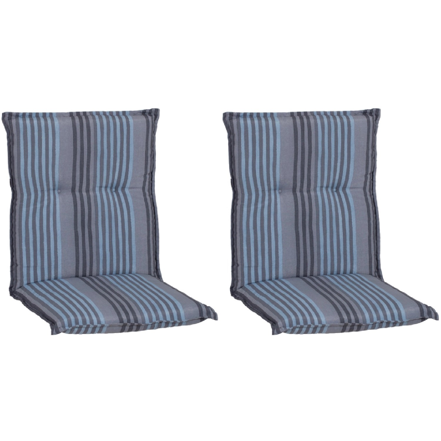 Beo Sitzauflage Niedriglehner Tissa 2er-Set Blau-Grau Beo Sitzauflage Niedriglehner Tissa 2er-Set Blau-Grau von Beo
