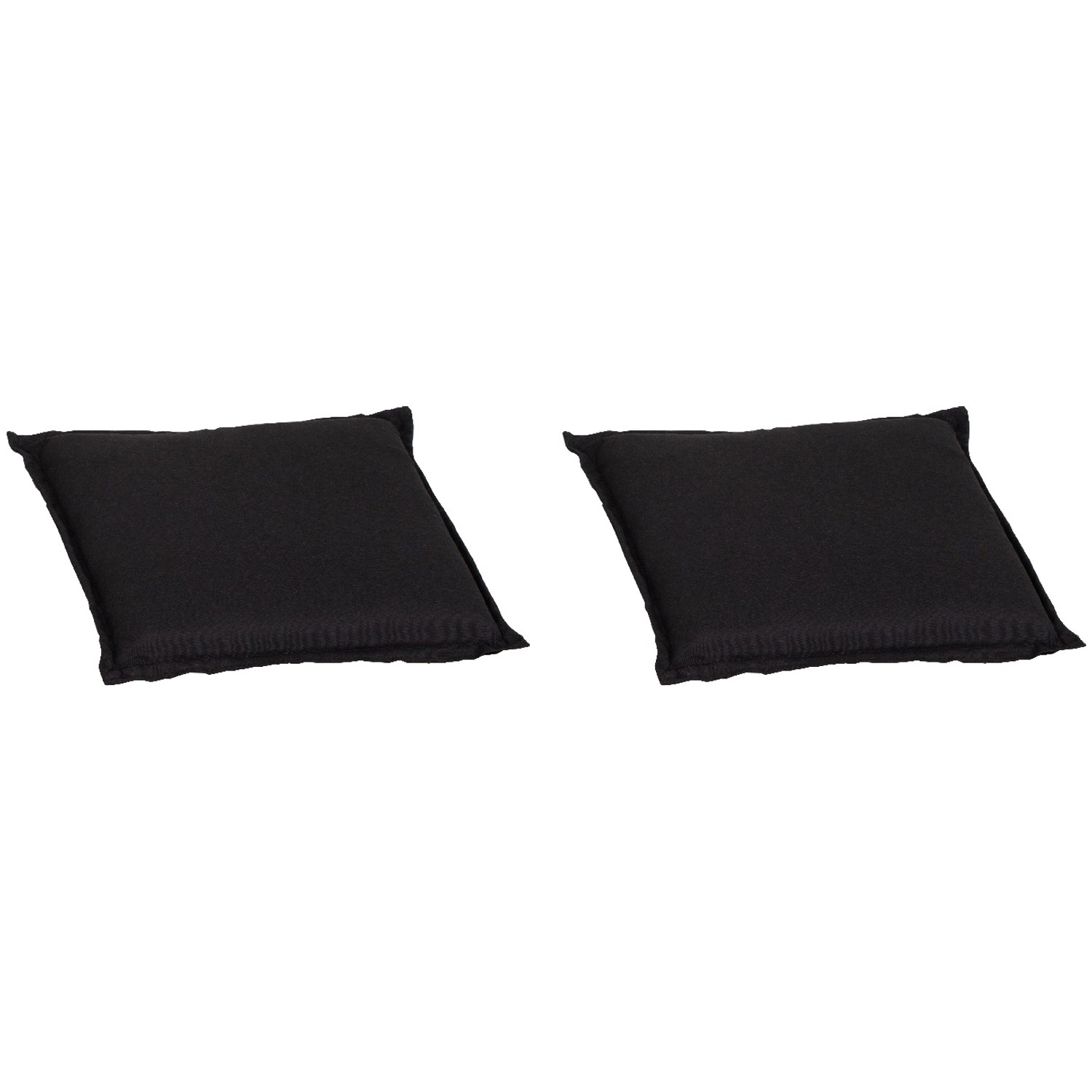 Beo Universalkissen Saumauflage Turin 2er-Set Anthrazit von Beo