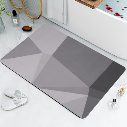 Beojonvy rutschfeste Badematte,Super Absorbierende Badezimmerteppich, Schnelltrocknende Badematte, Duschvorleger rutschfest für Badezimmerboden, Badewanne und Duschraum 40 x 60cm von Beojonvy