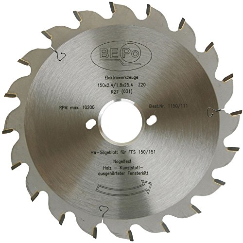 BEPO Sägeblatt HW 170 mm Zähne 18 für Holz zu Bepo FFS 171 BEPO Sägeblatt HW 170 mm Zähne 18 für Holz zu Bepo FFS 171 von Bepo