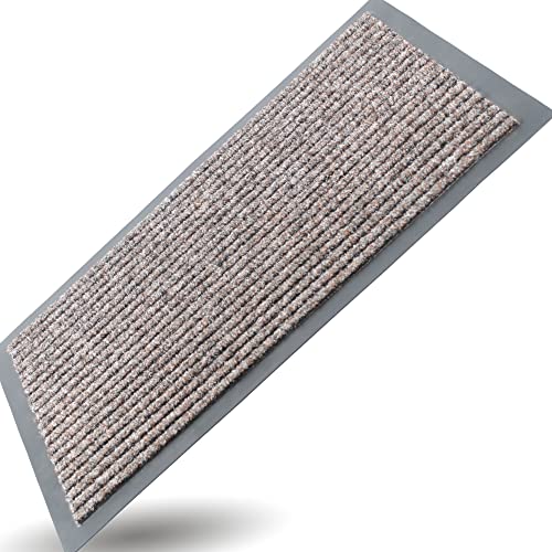 Beppe Fußmatte Schmutzfangmatte Türmatte Fussmatten Haustür Schuhmatte Sauberlaufmatte Türvorleger Teppich Eingangsbereich Fußabtreter Eingangsteppich Fußabstreifer Innen Aussen Doormat 60x40 cm von Beppe