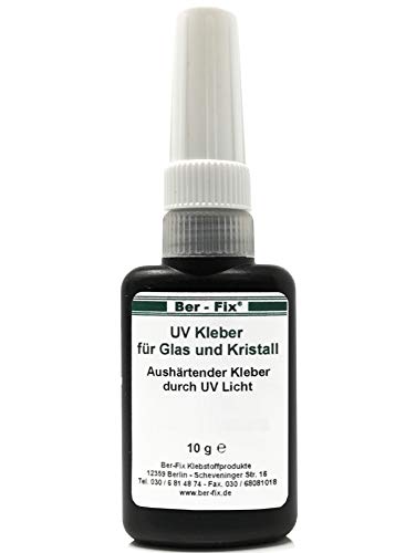 Ber-Fix UV-Kleber dickflüssig für Glas/Glas und Glas/Metall 500-1000, 10 g von Ber-Fix