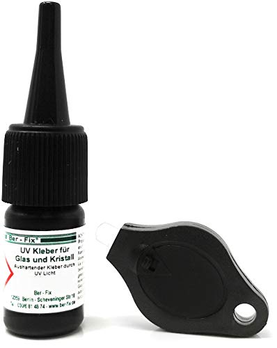 Ber-Fix UV Kleber 3g dünnflüssig + 1er UV Taschenlampe von Ber-Fix