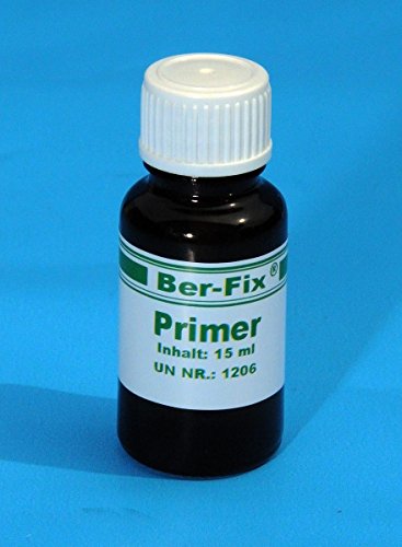 Ber-Fix 5ml Primer für PE, PP, Silikon und Teflon + 400ml Universal Schnellreiniger Vielseitiger Haftvermittler für Industriekleber, Sekundenkleber, 2K Kleber und mehr Schnelle Wirkung in 60 Sek. von Ber-Fix