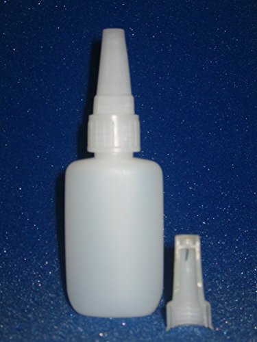 Ber-Fix 50ml / 60g Leerflasche Oval Mit Ber-Fix Nadel im Verschluss für Industrie-Sekunden-Kleber Liquids Oele Industrieklebstoffe von Ber-Fix