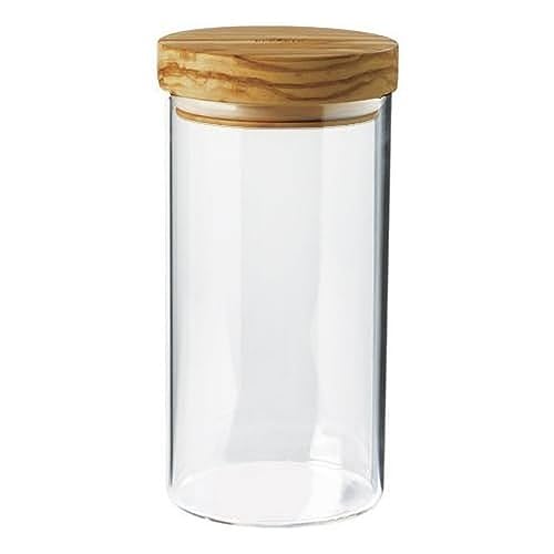 Bérard 35102 Behälter mit Deckel (900 ml) Aufbewahrungsbehälter, Olivenholz, Holz von Bérard