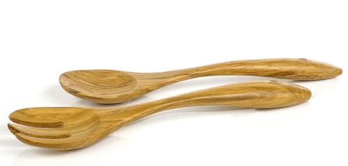 Salatbesteck 31,5cm Olivenholz "TERRA" von Berard