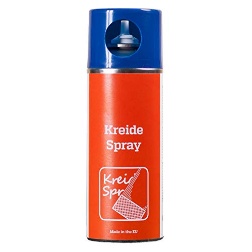 Berasit Kreidespray, professionelle Sprühkreide für Markierung und Kennzeichnung, schnell trocknend, 400 ml, blau, Versandeinheit= 6 Dosen von Berasit