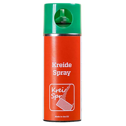 Berasit Kreidespray, professionelle Sprühkreide für Markierung und Kennzeichnung, schnell trocknend, 400 ml, grün, Versandeinheit= 6 Dosen von Berasit