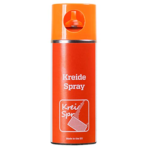 Berasit Kreidespray, professionelle Sprühkreide für Markierung und Kennzeichnung, schnell trocknend, 400 ml, orange, Versandeinheit= 1 Dose von Berasit