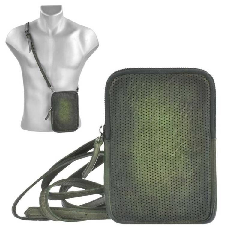 Handytasche zum Umhängen Leder "Jan" grün Berba 875-030-54 von Berba