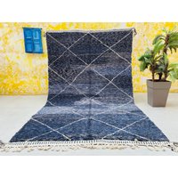 Teppich, Blue Diamond Beni Ourain Teppich 200x300, Handgemachter 200 cm von BerberMoroccanRugs