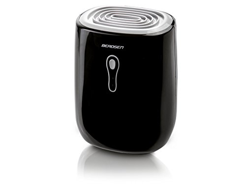 Berdsen BR-70B Luftentfeuchter - Raumentfeuchter - Feuchtigkeitsabsorber - Elektrisch - mit 500 ml Tank - für Wohnung und Keller - mit LED-Anzeige - Leise - Für Räume 20-25 m3 - Schwarz von Berdsen