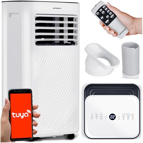 Berdsen Mobiles Klimagerät 3-in-1-9000 BTU - Kühlung, Entfeuchtung, Ventilation - Tuya Smart App - Energieeffizient von Berdsen