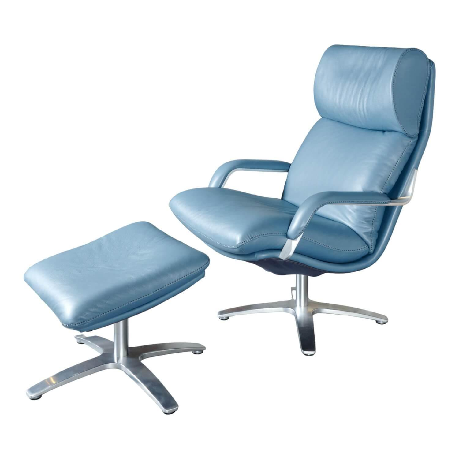 Nasa Chair Mit Hocker Schwenk Und Stufenlos Verstellbare Neigung Höhenverstellba... von Berg Furniture