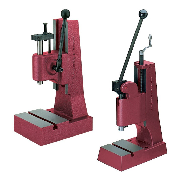 B-Ware Berg&Schmid Handhebelpresse Presse Kniehebelpresse 500kp Spindel Gehärtet von Berg & Schmid