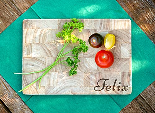 2 Frühstücksbrettchen Holz mit Gravur Namen 2er Set | 26x18 cm Gummibaum Holzbrettchen | Continen Ta 4015 Vesperbrettchen personalisiert 2 Frühstücksbrettchen Holz mit Gravur Namen 2er Set | 26x18 cm Gummibaum Holzbrettchen | Continen Ta 4015 Vesperbrettchen personalisiert von BergWald