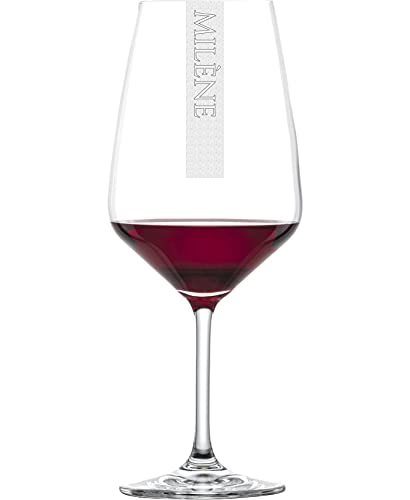 Bordeauxgläser 6er Set mit Gravur Namen | 565ml Schott Weinglas | Spülmaschinenfest | Weinglas mit personalisierter Lasergravur | Bordeauxpokal 6 Stück von BergWald