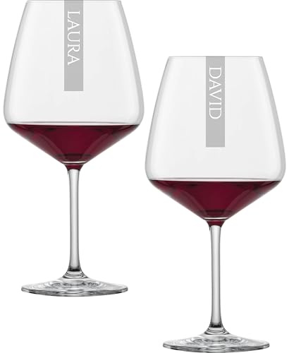 Burgundergläser 2er Set mit Gravur Namen | 790ml Schott Taste (Neu: Tulip) Weinglas | Spülmaschinenfest | Weinglas mit personalisierter Lasergravur | Burgunderpokal 2 Stück Burgundergläser 2er Set mit Gravur Namen | 790ml Schott Taste (Neu: Tulip) Weinglas | Spülmaschinenfest | Weinglas mit personalisierter Lasergravur | Burgunderpokal 2 Stück von BergWald