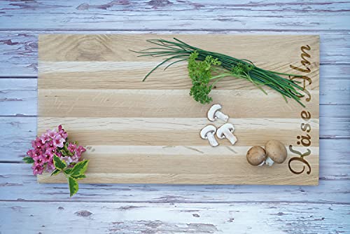 Schneidebrett XXL mit Namen Gravur | 54 x 29 cm groß | Holz: Eiche Massiv | Holzbrett groß mit Lasergravur | Continenta 4009 Schneidebrett XXL mit Namen Gravur | 54 x 29 cm groß | Holz: Eiche Massiv | Holzbrett groß mit Lasergravur | Continenta 4009 von BergWald
