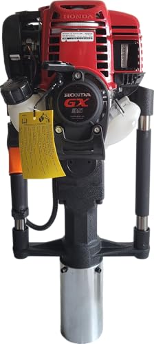 Berger & Schröter | Benzin Honda GX35 NG Motor 1,36 PS 4 Takt Pfahlramme Zaunpfahlramme Pfostenramme Handramme 25-45J Schlagenergie, Rot 35,8 CCM Berger & Schröter | Benzin Honda GX35 NG Motor 1,36 PS 4 Takt Pfahlramme Zaunpfahlramme Pfostenramme Handramme 25-45J Schlagenergie, Rot 35,8 CCM von Berger + Schröter GmbH