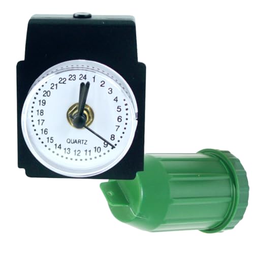 Berger & Schröter | Dose für Wilduhr + Wilduhr 24h Anzeige analog, Quartz Schwarzwildtimer, schlagfest, batteriebetrieben von Berger + Schröter GmbH