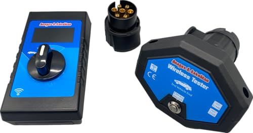 Berger & Schröter | Wireless Tester für Fahrzeuganhänger Steckdose, LED-Prüfgerät, CAN-Bus Funktion, Fernsteuerung, Kabelloses Prüfgerät Berger & Schröter | Wireless Tester für Fahrzeuganhänger Steckdose, LED-Prüfgerät, CAN-Bus Funktion, Fernsteuerung, Kabelloses Prüfgerät von Berger + Schröter GmbH