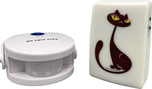Cat Doorbell Katzenklingel Katzen Haustier Türklingel Türglocke Katzentürklingel mit Bewegungssensor von Berger + Schröter GmbH