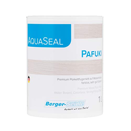 Berger-Seidle Aqua-Seal Pafuki, wasserbasierte Fugenkittlösung zur Selbstherstellung von Holzkitt bzw. Fugenkitt (1 Liter) von Berger-Seidle
