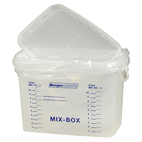 Berger-Seidle Mix-Box Eimer mit Deckel zum Versiegeln, 15 Liter, Parkettböden Holz von Berger-Seidle
