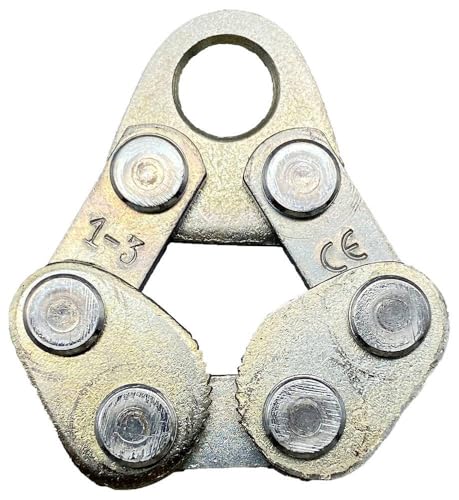 Berger & Schröter 12009 Universal Froschklemme 200kg, 1-3mm (L x B) 65mm x 45mm von Berger & Schröter