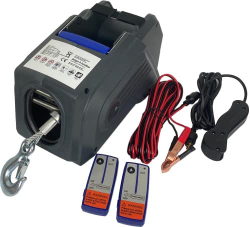 12 V Premium PKW-Seilwinde mit Funkfernbedienung von Berger & Schröter