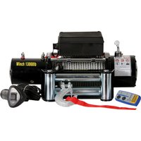 Profi-Seilwinde 12 V, 5900/11800 kg mit Stahlseil von Berger & Schröter
