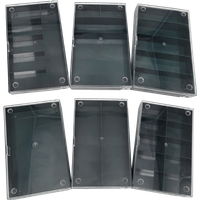 Sortimentskasten-Set 6 Stück, 164 x 31 x 101 mm verschiedene Unterteilungen von Berger & Schröter
